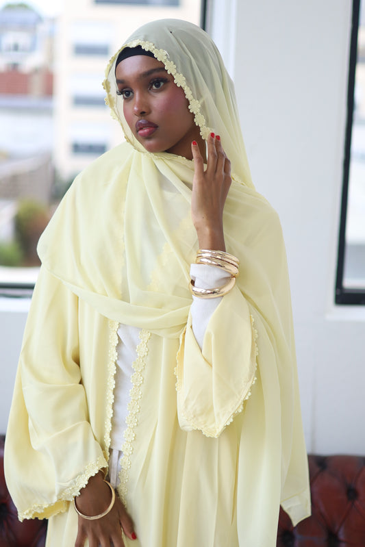 Sunshine Bloom Abaya