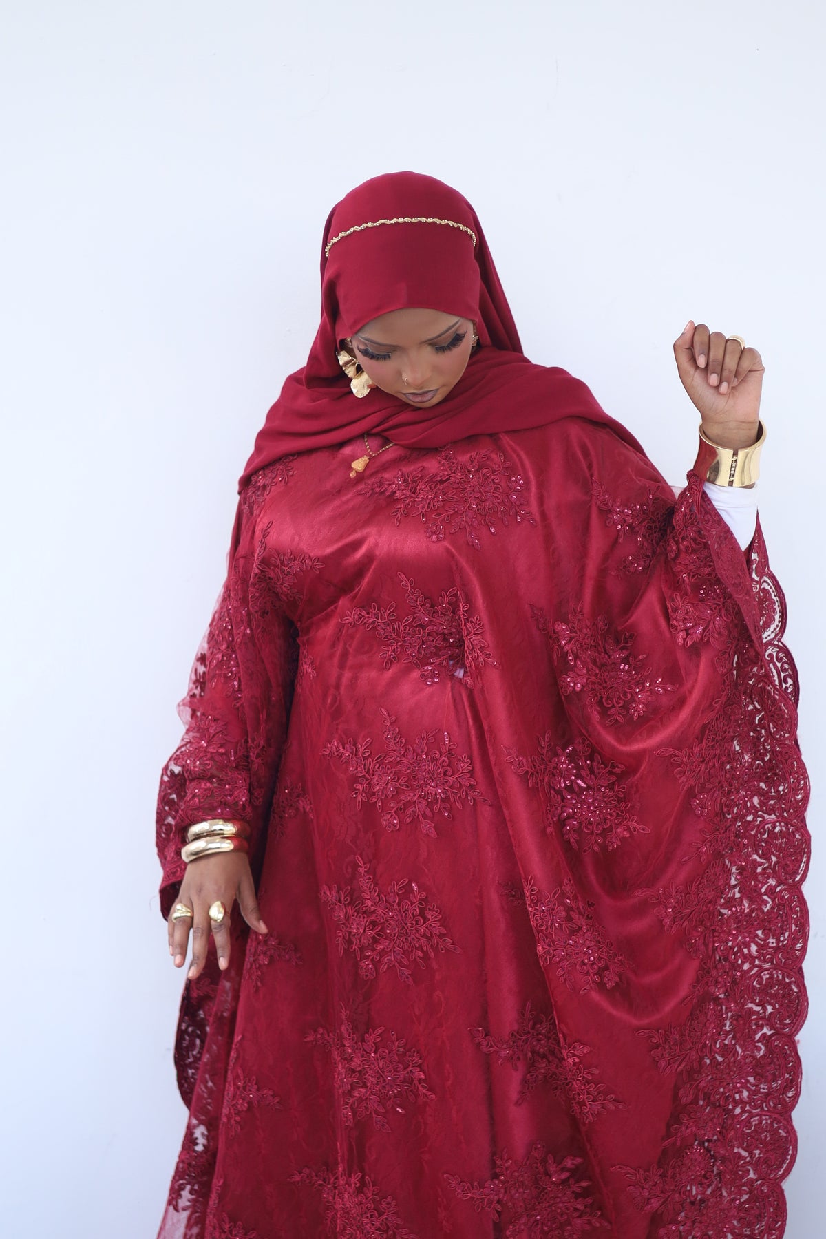 Burgundy Lace Dirac