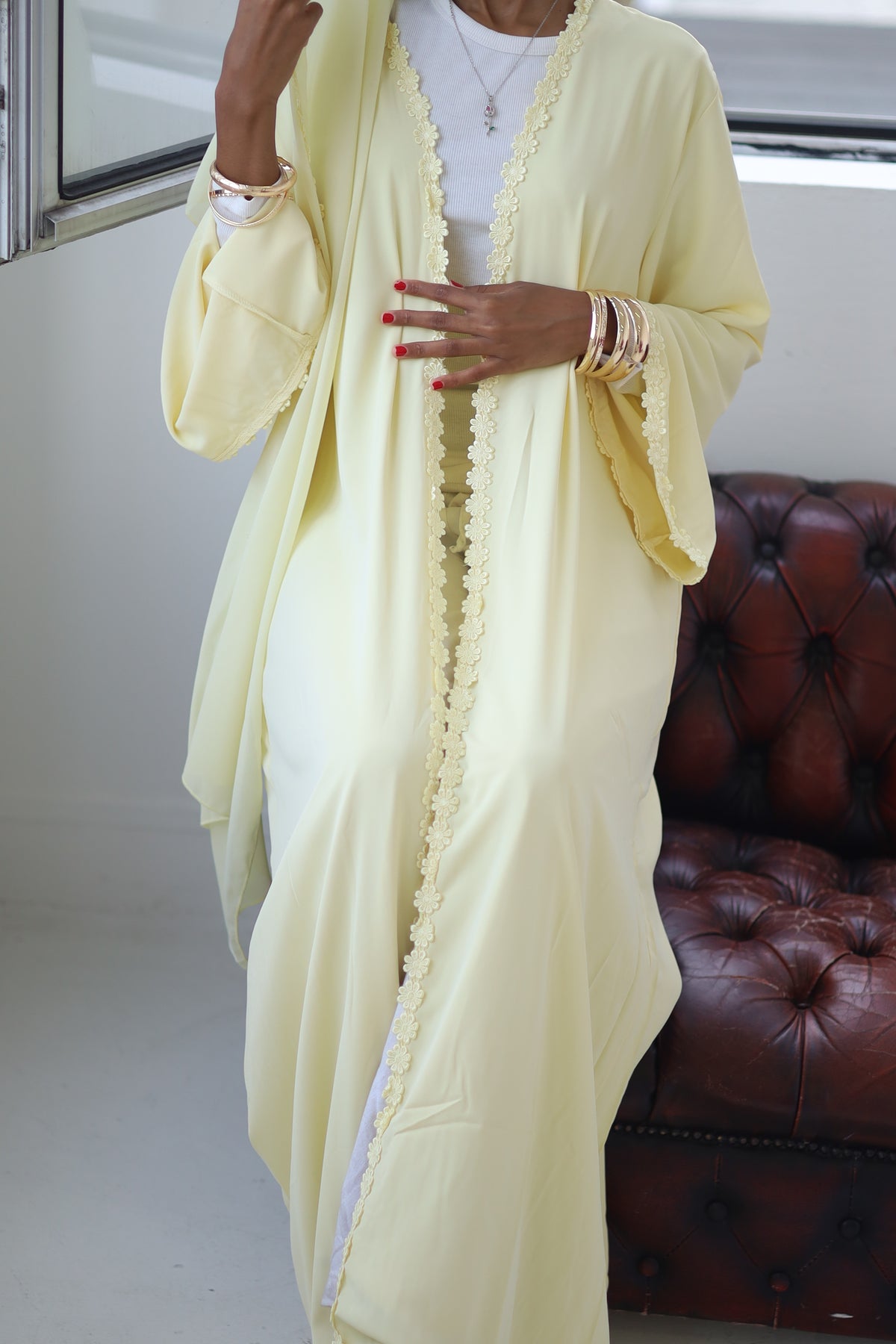 Sunshine Bloom Abaya