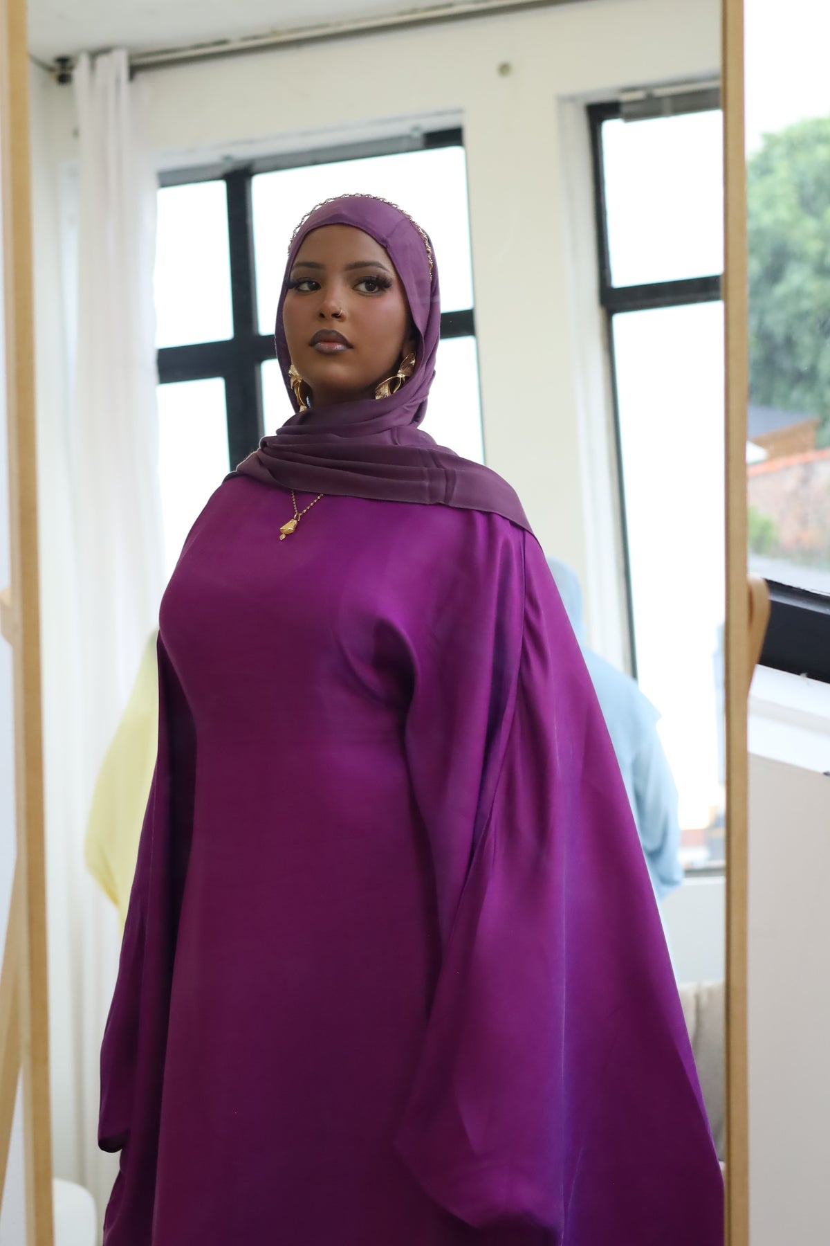Royal Plum Abaya