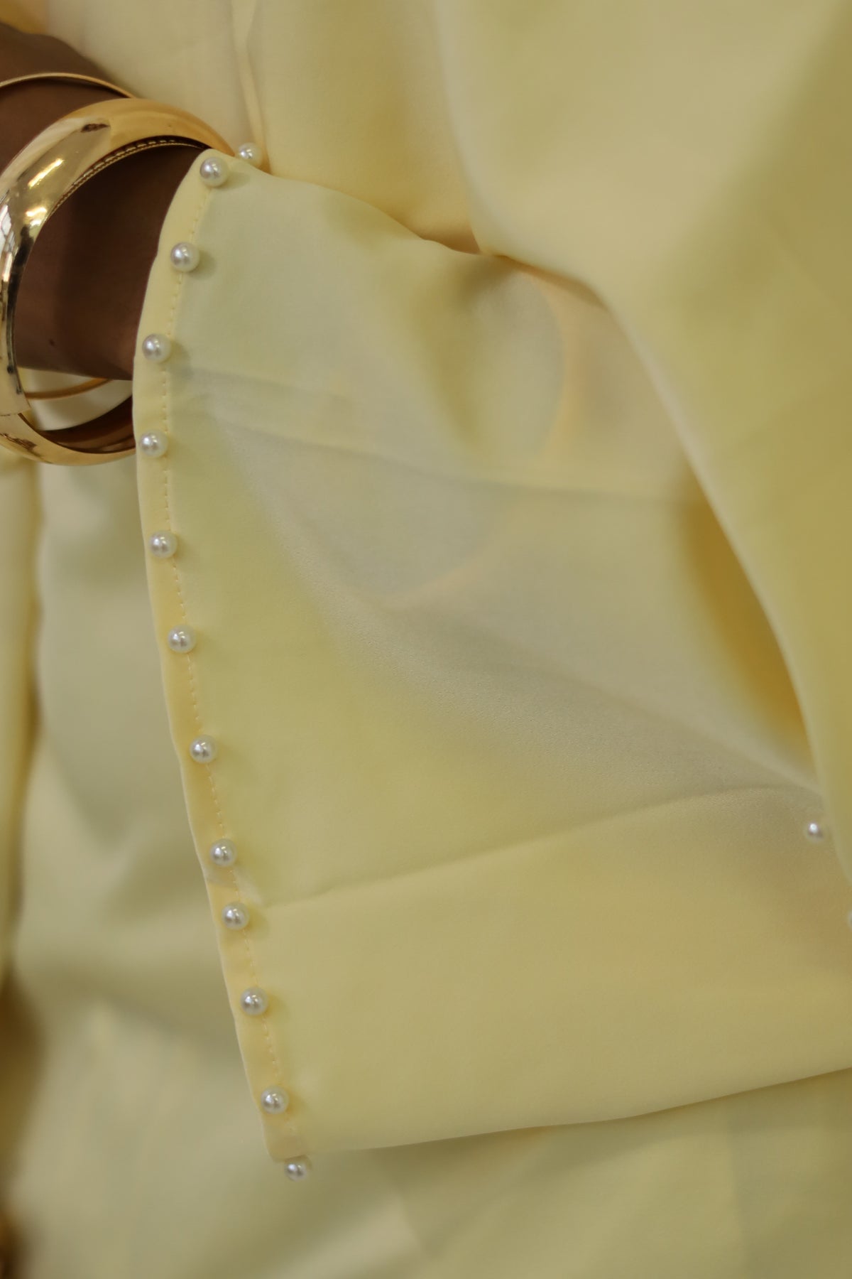 Butter Pearl Cape Dress