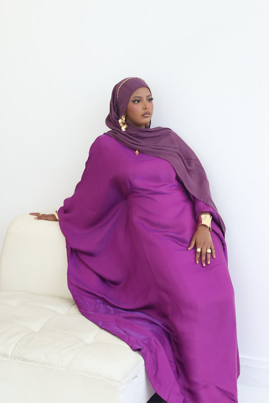 Royal Plum Abaya