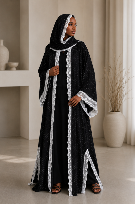 Polka Dot Abaya